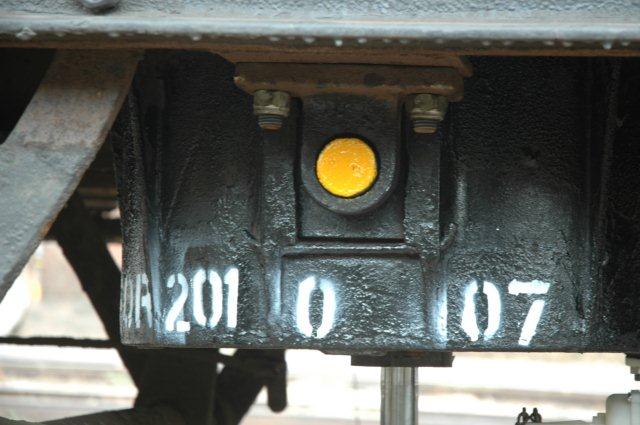 Vacuum pan stencilled with date