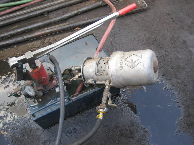 However replacing him with a pump operated by compressed air got the job done quicker