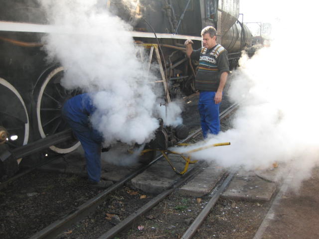 A headless man