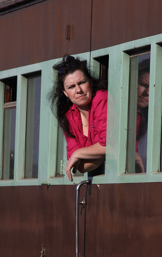 Reflections of a railwayman's daughter. Liesel in her element