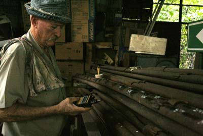 Biran Dadford has been testing all FOTR vehicles and equipment using modern methods