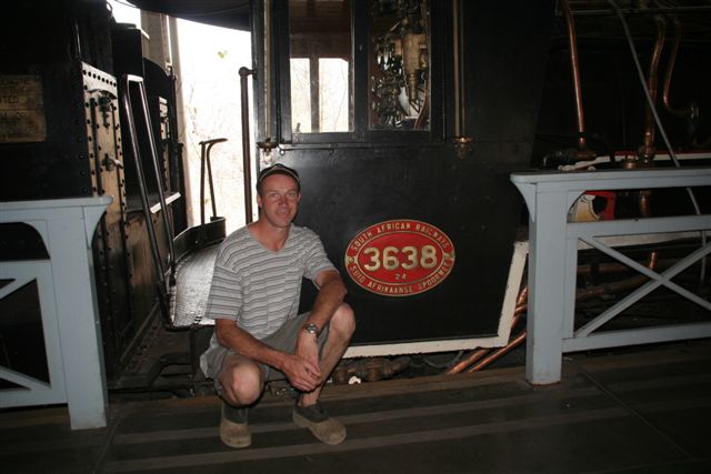 And finally, the photographer's son snaps a shot of the long balding man in front of the cab!