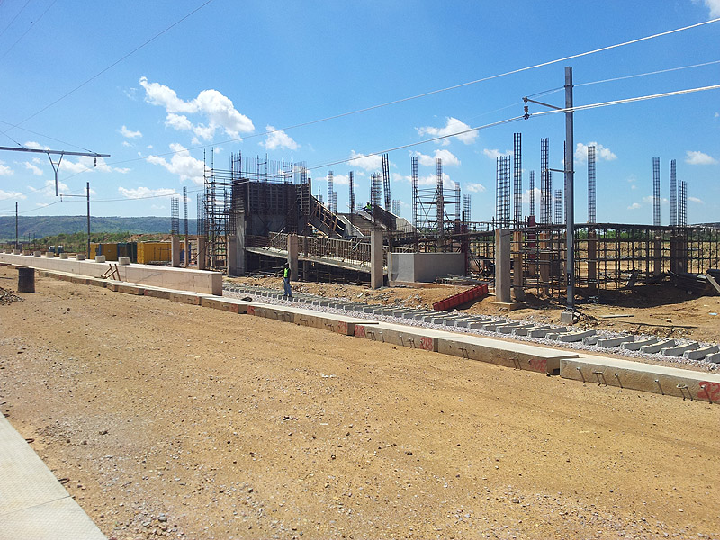 New station complex being constructed at Greenview