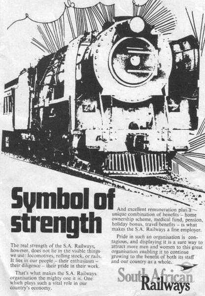 A stirring advert indeed on the old SASSAR magazines.