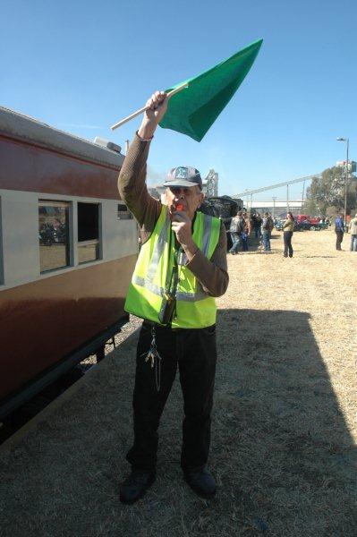 Long standing member, Eric Samuels, was Guard for the day on the shuttle