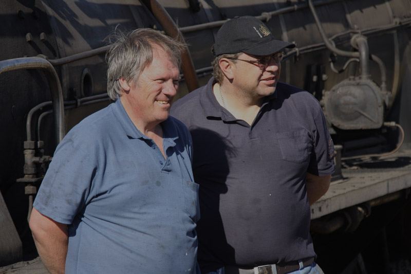 Tony and Gabor look happy