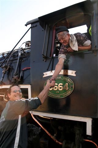 FOTR - MAKING FRIENDS<br /><br />Driver Cliff shakes hands