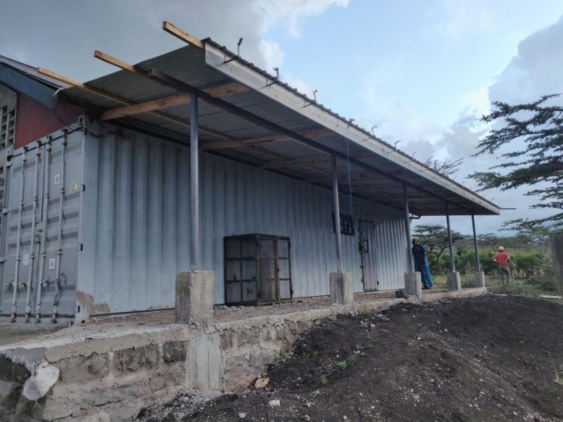 Veranda - not quite finished.