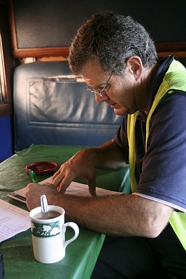 Steve S does the paperwork