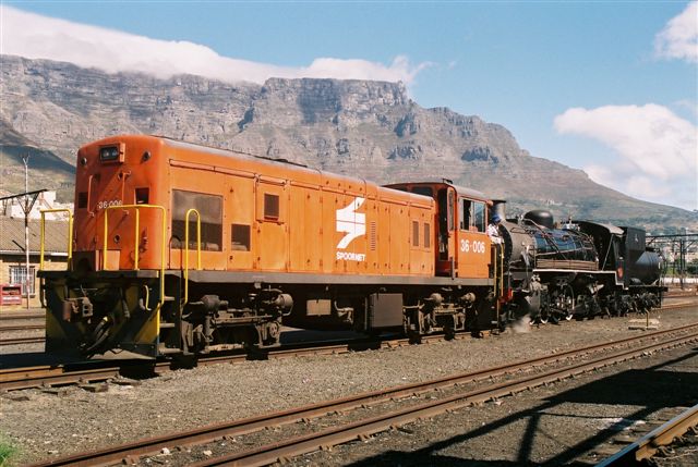 "The trains run under the mountain..."