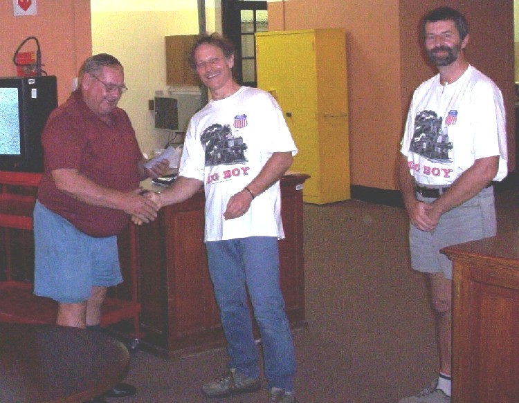 The late Coen Maritz with Nathan and Mike