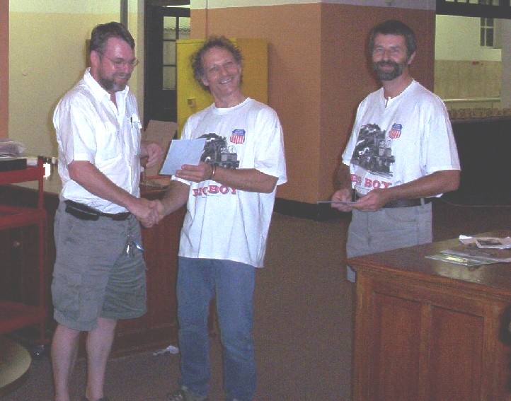 John Ashworth with Nathan and a still bearded and short-haired Mike