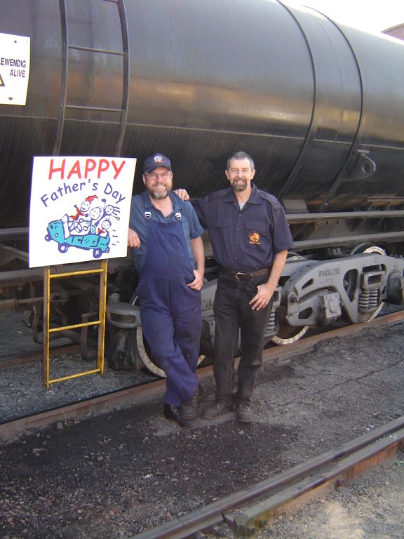 A pair of firemen - John and Mike