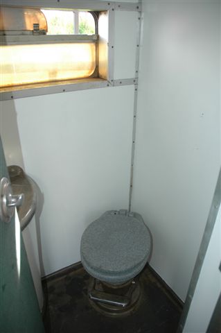 New toilet seats installed make it look much neater. These toilet seats are gradually being introduced to our rolling stock.
