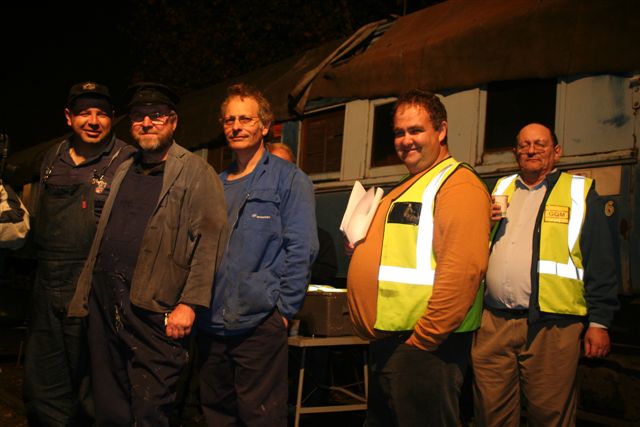 Some of the team who made it happen - from left - Gabor, John, Nathan, Arno, Kevin<br /><br />Photo by Chris Janisch 31 May 2008