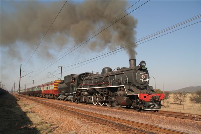 The train gets underway again..