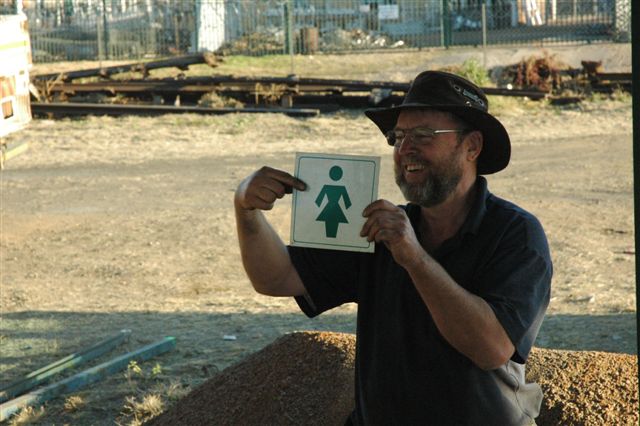 Railroad Jones attempts to get help from the local population as to the meaning of the unusual sign he has uncovered in the back of his vehicle. Ranging from UFO spaceships, to Ladies Toilets, many suggestions were offered, and Railroad is currently deciding what lies ahead!