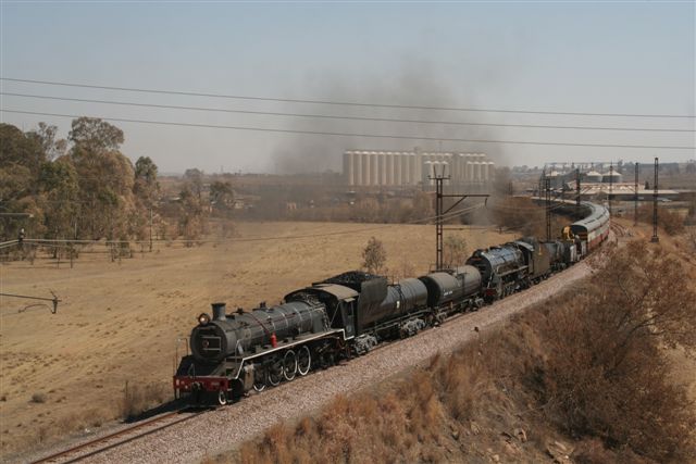 Bronkhorstspruit departure. Not quite the Red Devil but the scene is the same, 24 years later.