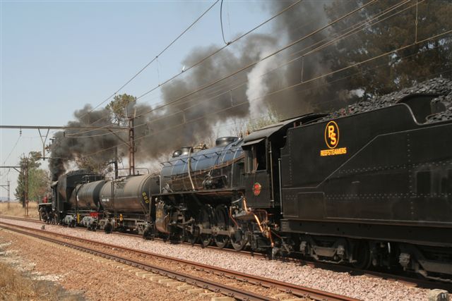 Away to the east. 2650 and 2056 roll out of Balmoral.
