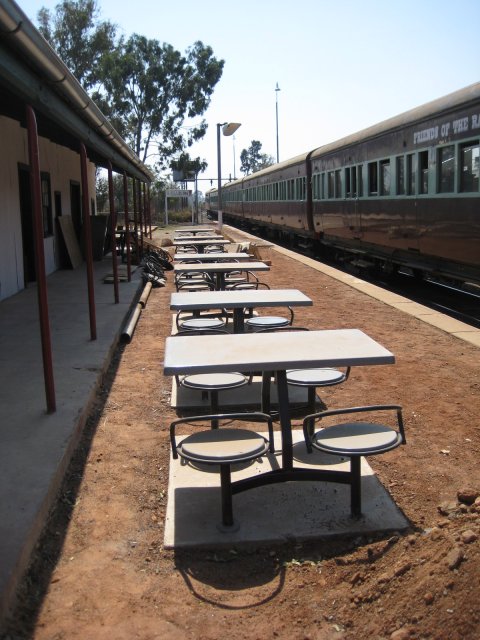 Picnic tables. They look nice, but feel a little flimsy