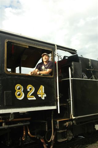 Driver, Fireman, Tourist?<br /><br />Photo taken by Nathan's camera assistant