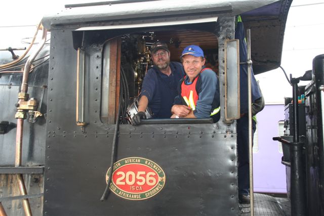 CA footplate crew return leg- John A and Chris J