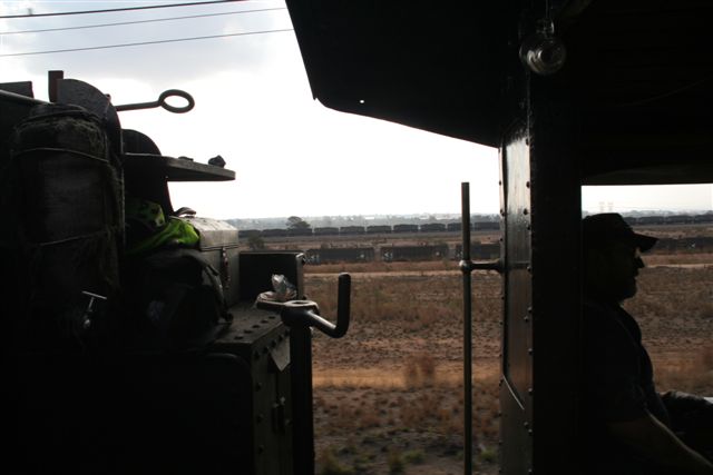 Breather time- passing Oosbank coal yards.