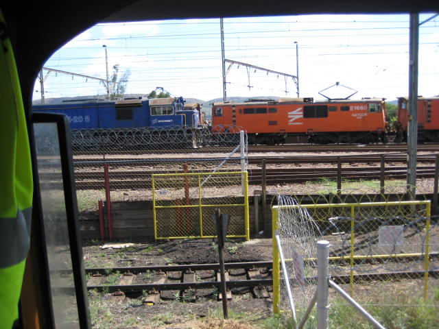 From the footplate