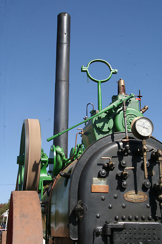 Big chimney and spinning wheels