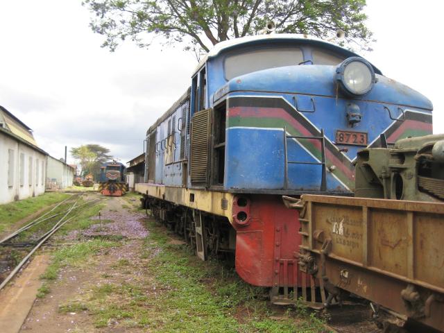 Front end of 8723. with 9404 shunting in the background