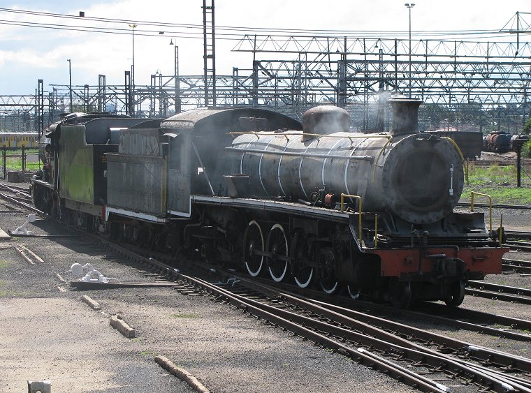 Inside the depot. Is that smoke I see from 19A?