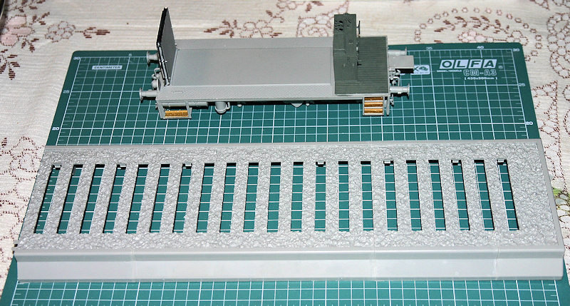 Pic 1 - The chassis and the kit base (which is quite a bit longer still).