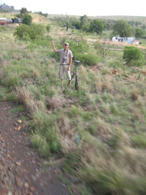 Chris J by the lineside